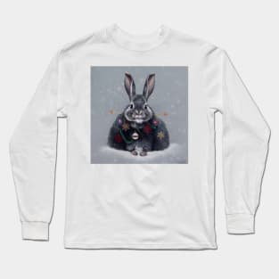 Christmas Bunny Long Sleeve T-Shirt